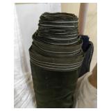 Dark green velvet material