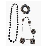 Wooden Beaded Necklace, Bracelets