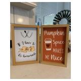 Sign For Decor, Reversible