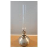 15in Danforth Pewter Oil Lamp