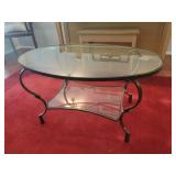 Glass Top Coffee Table