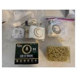 Lot Of LED C7 Bulbs & Decor