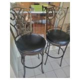 (2) barstools