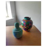 Teal Vases