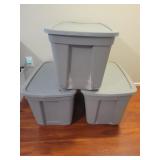 (3) storage containers