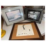 (3) Framed Prints