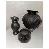 Set Of 3 Decorative Vases