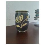 Yellow and blue VASE