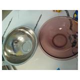 Mixing Bowls Glass & Metal
