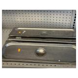 6 Steam Table Lids Stainless Steel Commercial