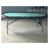 78" Foldable Poker Table 10 Players