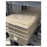 4 Assorted Clear Food Containers With Lids