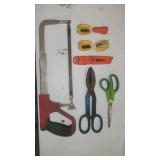 Things to cut with or sharpen with.
