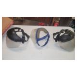 Three shield face mask