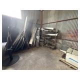 Huge Lot of Scrap Metal, Racks, Shelving Units