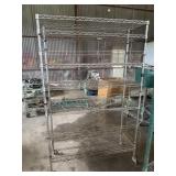 47.5"x18"x76" Metal 5 Shelving Unit