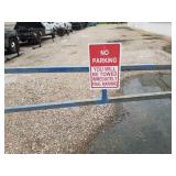 "FInal Warning" No Parking SIgn 18x12