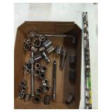 Sockets , wrenches , organizer