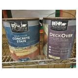 Concrete stain & deck over