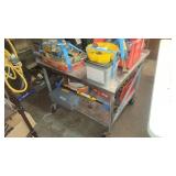 Stainless steel table.No contents included just