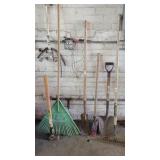 Yard tools & sledge hammer