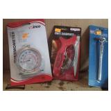 Oven Thermometer, Knife Sharpener, Meat