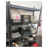 48"x17"x66.5" Metro 4 Shelving Unit ITEMS NOT