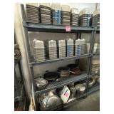 48"x17"x66.5" Metro 4 Shelving Unit ITEMS NOT