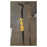 One brand new gorilla bar crowbar and another