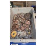 Wire brushes grinding wheels cut off.Disk sanding