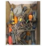 Screwdrivers, hits, chalk line