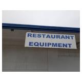 Restaurant Equipment Sign 3x10