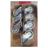 7 matching casters. 3"