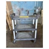 Service Cart 3 Shelves Light Weight Compact