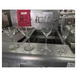 Lot Of Wine Flutes