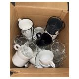 Mixed Espresso Cups & Plates