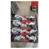8 Casters, 4 inch.and 5 inch
