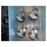 (4) Commercial Grade SS 2ï¿½ Threaded Casters