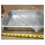 (2) 1/2 2.5in C.A.C SS Steam Pans w Lid