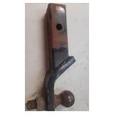 Trailer drop hitch with two inch ball