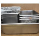 (1) 1/2 4" Steam Pan (2) 1/6 6" Steam Pan (3) 1/6