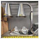 Boswell Food Heat Lamp w Bulbs