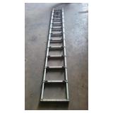 12 foot aluminum collapsible ladder.