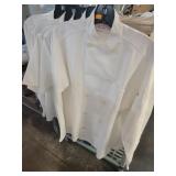 (5) XS Chefs shirts