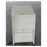 17"x 25 3/4"x28" Vertiflex Rolling File Cabinet