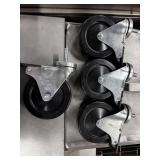 (4)Commercial Grade Stainless SteelCasters, 5"