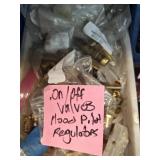 On/off valves, hood pilot regulators