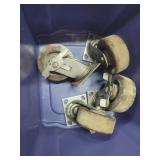 (4) castor wheels