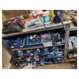 Stainless table with vise 45x30x35H