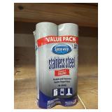 2 cans sprayway stainless cleaner
